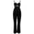 Elisabetta Franchi Elisabetta Franchi Full Bodysuit With Jacquard Effect And Lace Black