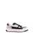 AMI Paris AMI Paris Black And White Leather Arcade Sneakers WHITE