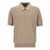 Dolce & Gabbana Silk polo shirt Beige