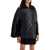 Moncler Quilted Cape With Collar BLACK