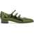 CAREL "Metallic Mary Jane Ari GREEN REFLEX PATENT