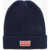 Kenzo Ribbed Wool Beanie Hat Blue