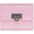 Salvatore Ferragamo Patent Leather Bubble Gum Card Holder Pink