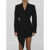 Alexander Wang Asymmetric Minidress Blazer In Wool BLACK