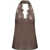 Saint Laurent Top Haut Charmeuse MARRON GLACE