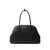 Prada Prada Medium Leather Shopping  With Zipper Closure Bags Black