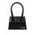 JACQUEMUS Jacquemus Le Chiquito Moyen Leather Handbag Black