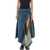 Y/PROJECT Y/Project Cut Out Midi Skirt EVERGREEN VINTAGE BLUE