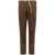 White Sand White Sand Cotton Trousers With Belt BROWN