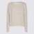 CRUCIANI Cruciani Beige Wool Knitwear White