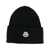 Moncler Moncler Logo Wool Beanie Black