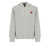 Comme des Garçons Comme Des Garçons Logo Zipped Cotton Hoodie GREY