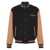 Balmain Balmain Virgin Wool Bomber Jacket With Logo Embroidery NERO E MARRONE