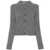 AMI Paris AMI Paris Ami De Coeur Cashmere Cardigan GREY