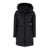 TATRAS 'Sarma' Black Long Hooded Down Jacket With Logo In Nylon Woman Black