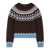 ALANUI Alanui Sweet Winter Virgin-Wool Jumper COFFEE/MULTICOLOR