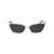 Saint Laurent Saint Laurent Eyewear Sunglasses 002 SILVER SILVER GREY