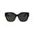 Saint Laurent Saint Laurent Eyewear Sunglasses 001 BLACK BLACK GREY