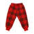 MINI RODINI Check aop sweatpants Red