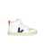 VEJA SMALL V-10 MID CWL WHITE_COBALTE_ORANGE-FLUO SNEAKERS White