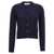 AMI Paris 'ADC' cardigan Blue