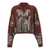 ETRO Printed sweater Brown