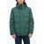 Woolrich Multipocket Marina Down Jacket With Hidden Placket Green