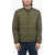 Woolrich Quilted Lightweight Jacket With Crewneck Green