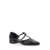 Salvatore Ferragamo 'Lainette' Black Ballet Shoes With T-Strap And Round Toe In Leather Woman Black