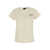 Pinko 'Turbato' White T-Shirt With Logo On The Front Jersey Woman WHITE