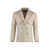 Tagliatore Tagliatore Silk Double-Breast Blazer Beige