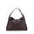 Salvatore Ferragamo Bordeaux Shoulder Bag With Gancini Closure In Leather Woman RED