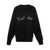 Jean Paul Gaultier Jean Paul Gaultier Crewneck Cotton Sweatshirt With "" Detail Clothing Black