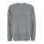 Allude Grey Crewneck Sweater With Dropped Shoulders In Cashmere Woman GREY