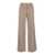 PLAIN Beige Pants With Concealed Closure In Courduroy Woman Beige