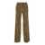 PLAIN Brown Pants With Concealed Closure In Courduroy Woman BROWN