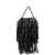 Stella McCartney Stella Mccartney Mini Fringed Tote Bag Black