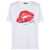 Balmain Balmain T-Shirt With Kiss Print WHITE