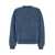 AXEL ARIGATO Typo Embroidered Sweatshirt BLUE