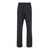 Diesel Black High Waist Pants In Wool Blend Man Black