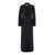 Harris Wharf London LONDON Black Double-Breasted Long Coat With Peak Revers In Wool Woman Black