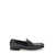 Dolce & Gabbana 'City' Black Loafers With All-Over Logo In Cotton And Leather Man Black