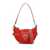 Ganni Ganni Bucky Small Nylon Crossbody Bag RED