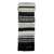 Ganni Ganni Wool Striped Scarf Black