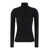 AGOLDE Black Long Sleeve Turtleneck In Stretch Fabric Woman Black