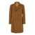 Tagliatore 'Arden' Beige Double-Breasted Coat With Half-Belt In Wool Blend Man Beige