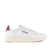 AUTRY Autry Syrah And White Leather Medalist Low Sneakers WHITE