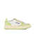 AUTRY Autry White And Green Two-Tone Leather Medalist Low Sneakers WHITE, GREEN