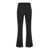 PT TORINO Black Mini Flare Pants In Stretch Fabric Woman Black