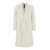 HEVO White Single-Breasted Coat With Notched Revers In Wool Blend Man WHITE